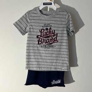 3T Lucky Brand Kids’ Shirt and Shorts Set